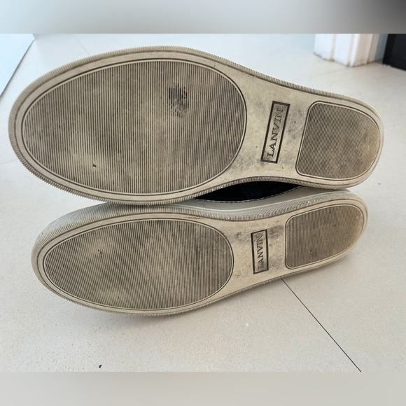 Lanvin Multi-Color Leather High Tops in good condition - Picture 6 of 9